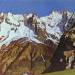 Mountain Range. Mont Blanc. Study